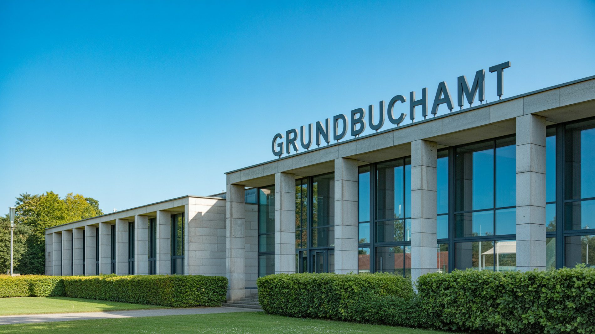 Gebäude eines Grundbuchamts